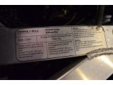 2008 YES! Roadster 3.2 Turbo Info Tag