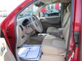 2009 Nissan Frontier SE King Cab 4x4 Beige Interior