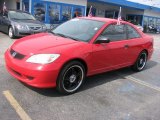 2005 Rallye Red Honda Civic Value Package Coupe #60625070