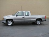 2007 Graystone Metallic Chevrolet Silverado 1500 Classic Work Truck Extended Cab #6051805