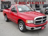 2005 Flame Red Dodge Ram 1500 ST Regular Cab #60624676