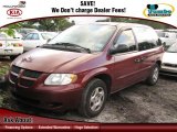 2001 Dark Garnet Red Pearlcoat Dodge Caravan SE #60624971