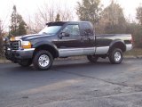 2000 Black Ford F350 Super Duty XLT Extended Cab 4x4 #60624757