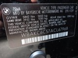 2010 BMW 7 Series 750i xDrive Sedan Info Tag