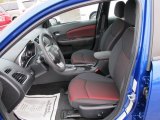 2012 Dodge Avenger SXT Plus Black/Red Interior