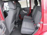 2012 Jeep Wrangler Unlimited Sahara 4x4 Black Interior