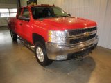 2007 Victory Red Chevrolet Silverado 2500HD LT Extended Cab 4x4 #60657001