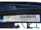 2009 Nitro Color Code for Deep Water Blue Pearl - Color Code: PBS