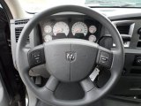 2008 Dodge Ram 1500 Rawlings Edition Quad Cab Steering Wheel