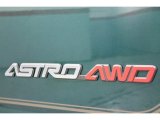 2000 Chevrolet Astro AWD Passenger Conversion Van Marks and Logos