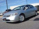 2007 Alabaster Silver Metallic Honda Civic Hybrid Sedan #60696208