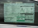 2012 Volkswagen Passat TDI SE Window Sticker
