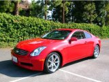 2006 Laser Red Pearl Infiniti G 35 Coupe #6042803