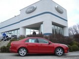 2012 Red Candy Metallic Ford Fusion SE V6 #60696123