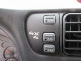 2003 Chevrolet Blazer LS 4x4 Controls