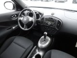2012 Nissan Juke S Black/Silver Trim Interior