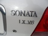 2002 Hyundai Sonata LX V6 Marks and Logos