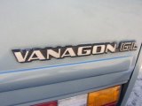 Volkswagen Vanagon 1987 Badges and Logos