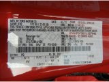 2012 Focus Color Code for Race Red - Color Code: PQ