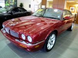 Carnival Red Jaguar XJ in 2000