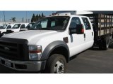 2008 Oxford White Ford F550 Super Duty XL Regular Cab Chassis Stake Truck #60753349