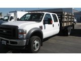 2008 Oxford White Ford F550 Super Duty XL Regular Cab Chassis Stake Truck #60753348