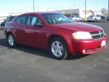 2009 Inferno Red Crystal Pearl Dodge Avenger SXT #60752791