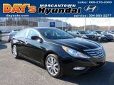 2012 Midnight Black Hyundai Sonata SE #60753288