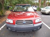2004 Cayenne Red Pearl Subaru Forester 2.5 X #60752749