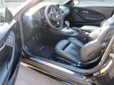 2007 BMW M6 Convertible Black Interior