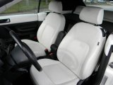 2007 Volkswagen New Beetle Triple White Convertible Front Seat
