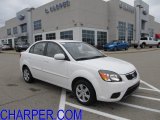 2010 Clear White Kia Rio LX Sedan #60839125