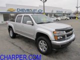 2011 Sheer Silver Metallic Chevrolet Colorado LT Crew Cab 4x4 #60839813