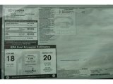 2012 Toyota Tacoma Regular Cab 4x4 Window Sticker