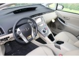 2012 Toyota Prius 3rd Gen Four Hybrid Bisque Interior