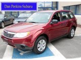 2009 Camellia Red Pearl Subaru Forester 2.5 X #60839067