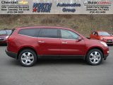2012 Crystal Red Tintcoat Chevrolet Traverse LT AWD #60839374