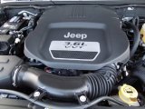 2012 Jeep Wrangler Rubicon 4X4 3.6 Liter DOHC 24-Valve VVT Pentastar V6 Engine