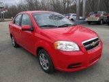 Victory Red Chevrolet Aveo in 2010