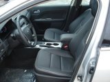 2012 Ford Fusion SEL V6 AWD Charcoal Black Interior