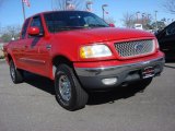 1999 Red Ford F250 Super Duty XLT Extended Cab 4x4 #60839201