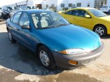Teal Blue Metallic Chevrolet Cavalier in 1995