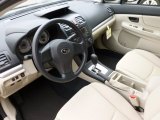 2012 Subaru Impreza 2.0i 5 Door Ivory Interior
