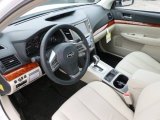 2012 Subaru Legacy 2.5i Limited Warm Ivory Interior