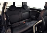 2009 Mini Cooper Clubman Punch Carbon Black Leather Interior