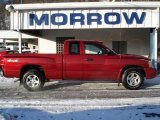 2006 Inferno Red Crystal Pearl Dodge Dakota SLT Club Cab 4x4 #60934486