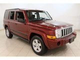 2008 Jeep Commander Red Rock Crystal Pearl