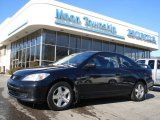 2004 Nighthawk Black Pearl Honda Civic Value Package Coupe #60934604