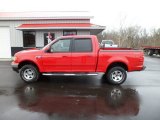 2003 Bright Red Ford F150 XLT SuperCrew 4x4 #60973884