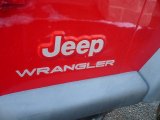 2006 Jeep Wrangler X 4x4 Marks and Logos